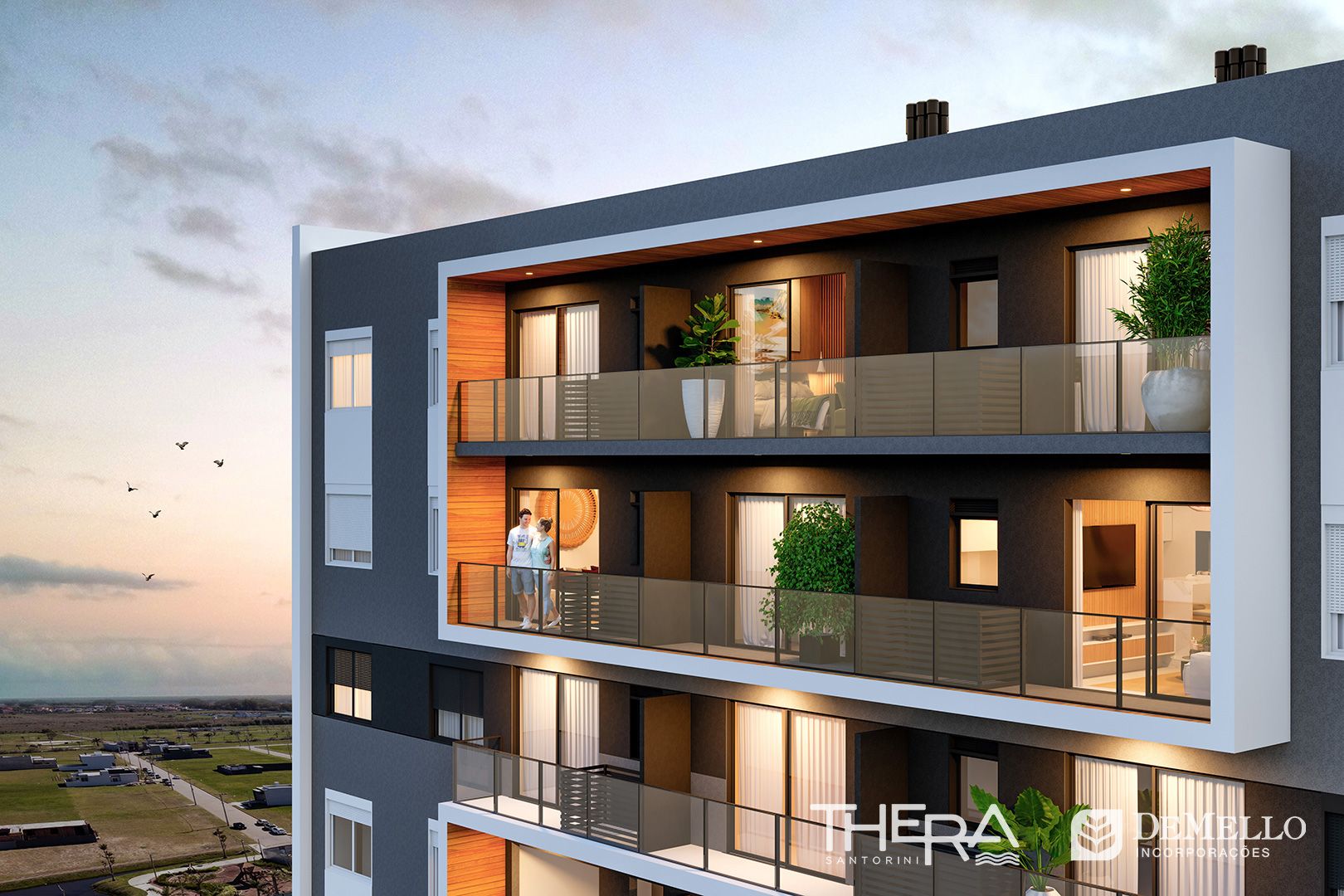 Residencial Thera Santorini