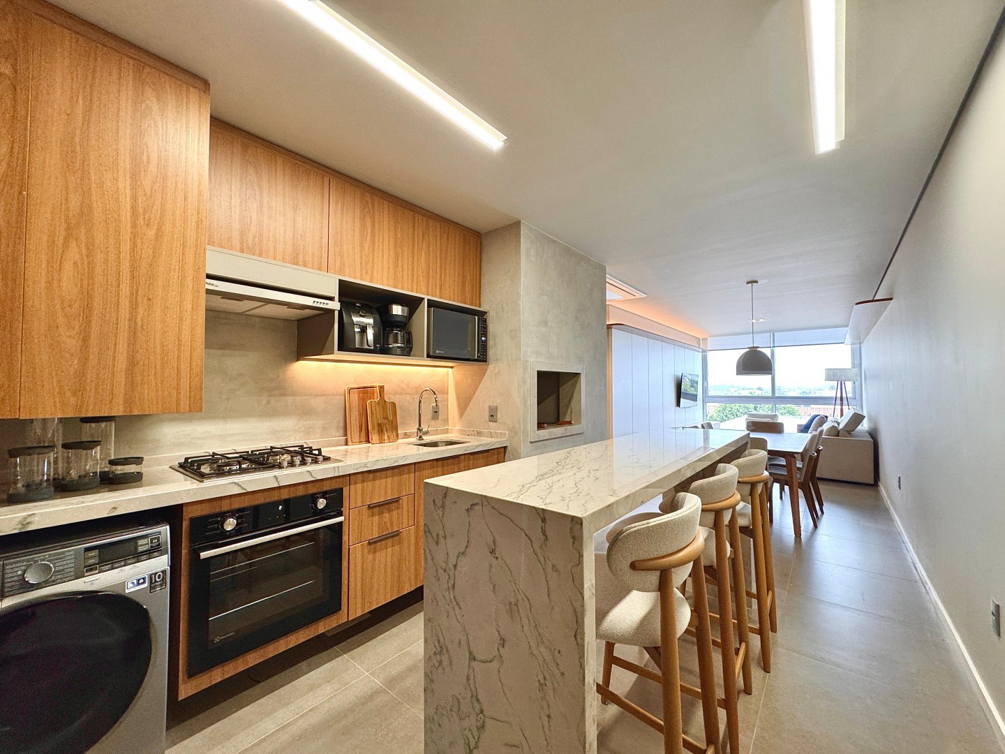 Apartamento 71m2 mobiliado à venda no Edificio Livin Resort House em Atlântida Xangri-Lá