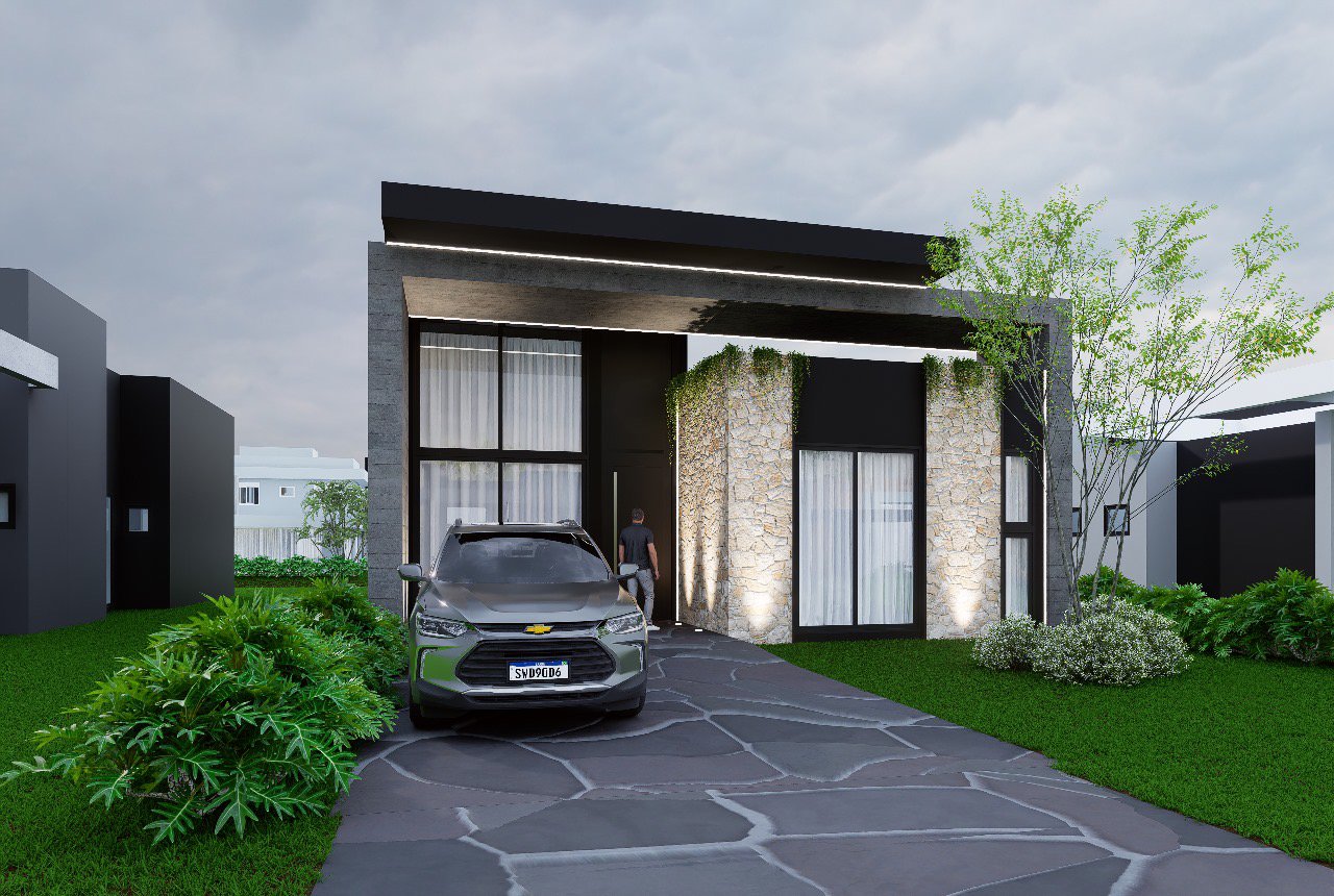 Casa 180m em Obras Condominio Wave Allure Xangri-Lá