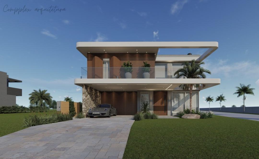 Casa em Condominio à venda em Xangri-Lá - Condominio Sense, esquina, beira lago - 375m² de área construída