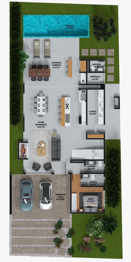 Casa em Condominio à venda em Capão da Canoa - Condominio Capao Ilhas Resort - 301m²